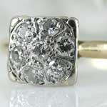 Floral Bouquet Engagement Ring