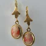 Estate Corletto Cameo Earrings