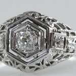 Old Mine Engagement Ring