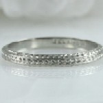 Belais Engraved Wedding Band