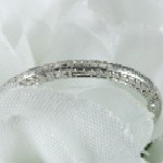 Romantic Deco Engraved Wedding Band
