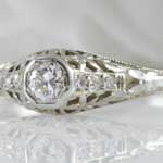 Orange Blossom Engagement Ring