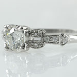 Art Deco Engagement Diamond Ring