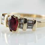 Ruby Diamond Vintage Ring