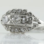 Estate Diamond Platinum Ring