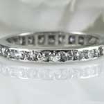 Estate Diamond Gold Eternity Ring