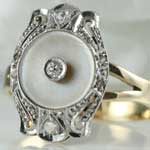Antique Mother Pearl Ring