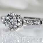 Solitaire Diamond Engagement Ring