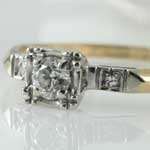 Ladies Solitaire Engagement Ring