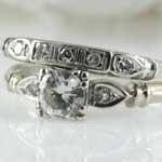 Diamond Engagement Wedding Ring set