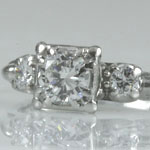 Jabel Diamond Engagement Ring Platinum