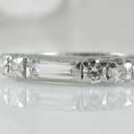 Baguette Diamond Wedding Band