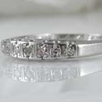 Platinum Wedding Band Dated