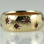 Star Set Ruby Ring