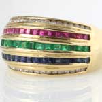 Vintage LeVian Multistone Ring