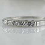 Estate Platinum Wedding Band