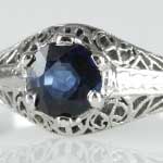 Antique Edwardian Sapphire Engagement Ring