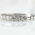Estate Wedding Band Platinum
