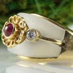 Vintage Lalaounis Crystal Ring