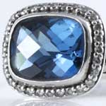 Yurman Blue Topaz Noblesse Ring