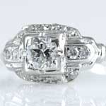 1940s Estate Diamond Engagement Ring