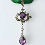 Antique Amethyst Pendant