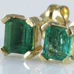 Vintage Emerald Earrings