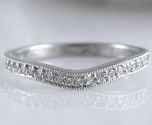 Platinum Wedding Diamond Band