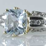 Vintage Aquamarine Ring