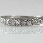 Diamond Wedding Band Platinum