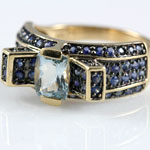 LeVian Aquamarine Sapphire Ring