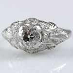 Edwardian Diamond Wedding Ring
