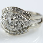 Deco Diamond Wedding Set