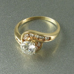 1 carat Brilliant Diamond Solitaire Engagement Wedding Ring