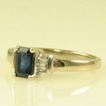 Sapphire Diamond Ring