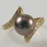 Estate Tahitian Pearl Ring