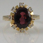 Rubellite Tourmaline Ring